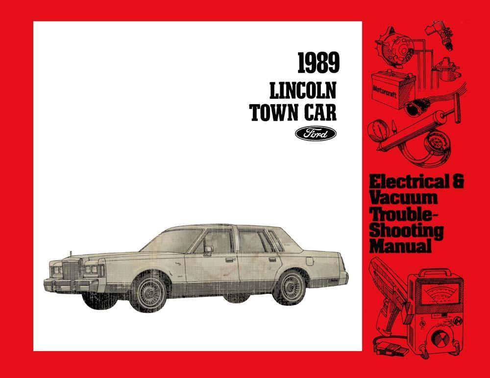 1989 lincoln town car service manual
