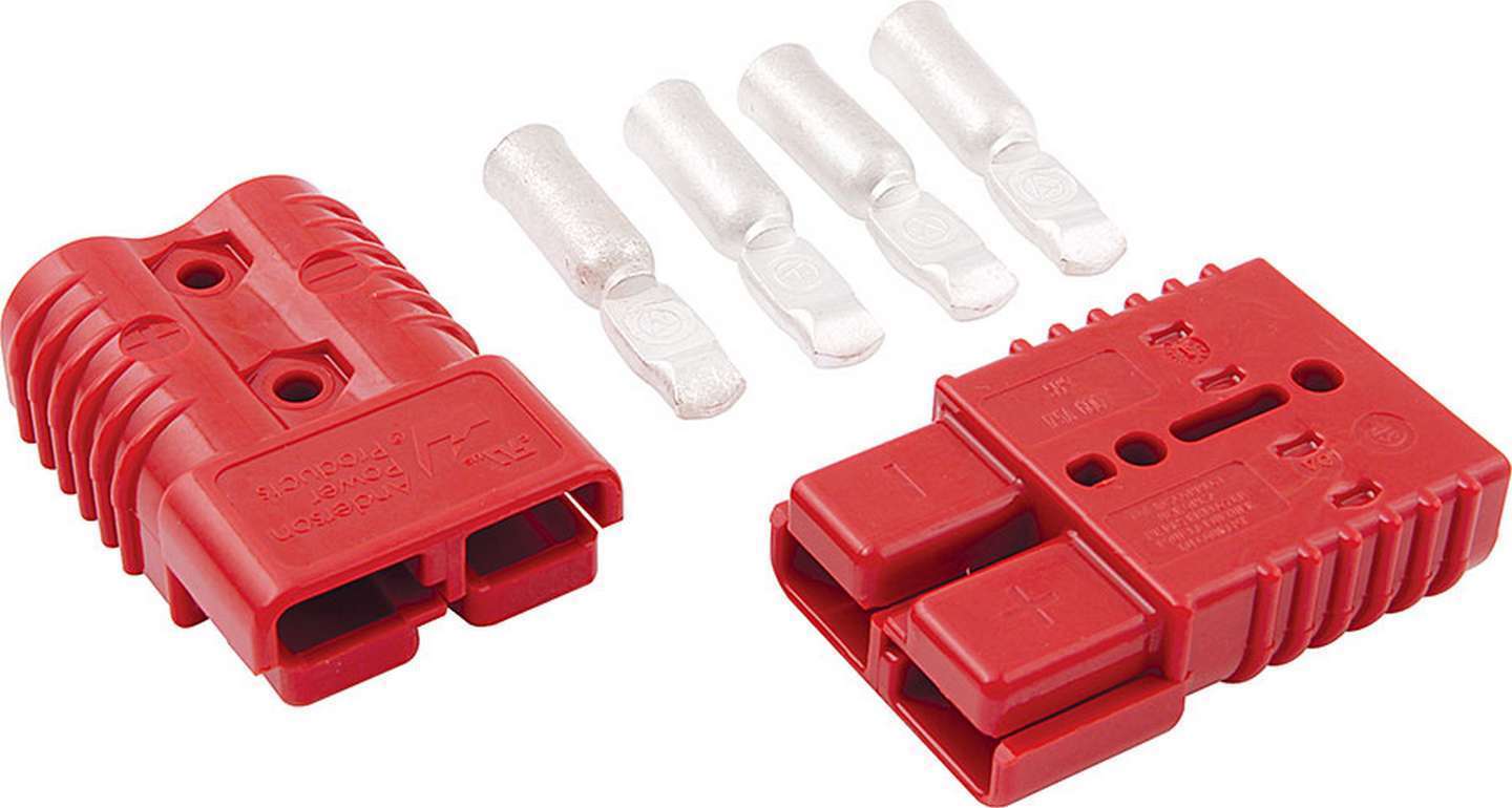 Allstar Battery Cable Connector Quick Connect Plug 175 amp Plastic Red ...