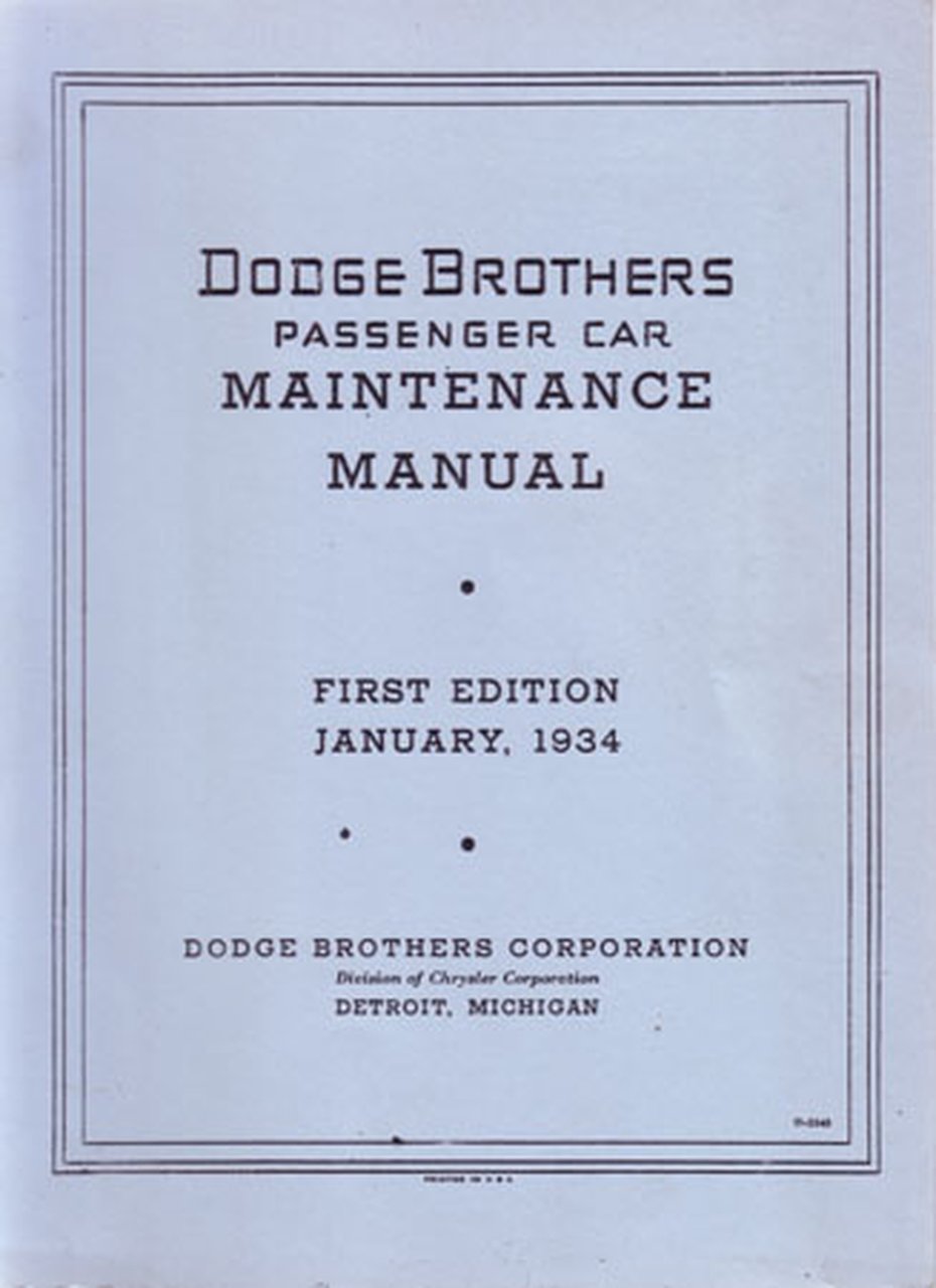Bishko OEM Repair Maintenance Parts Book Bound for Desoto All Models 1928-1933