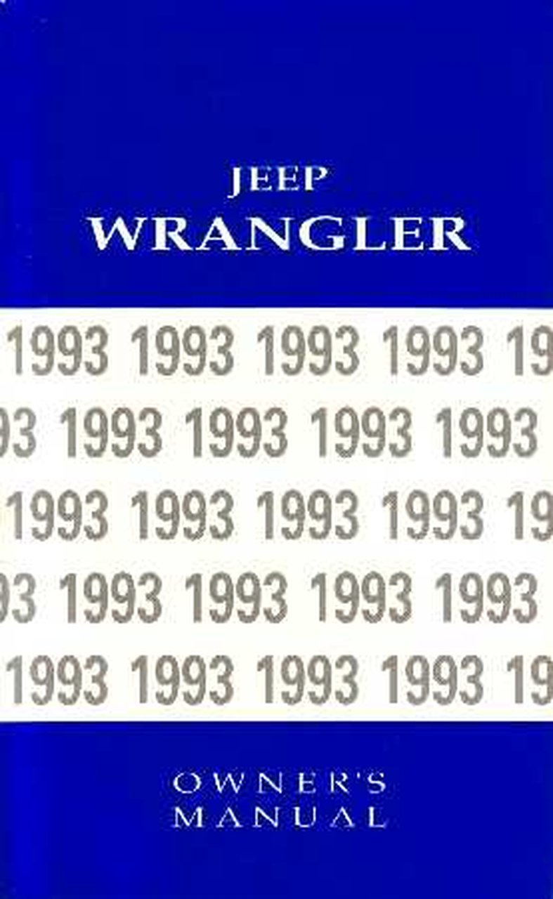 1992 jeep wrangler owners manual