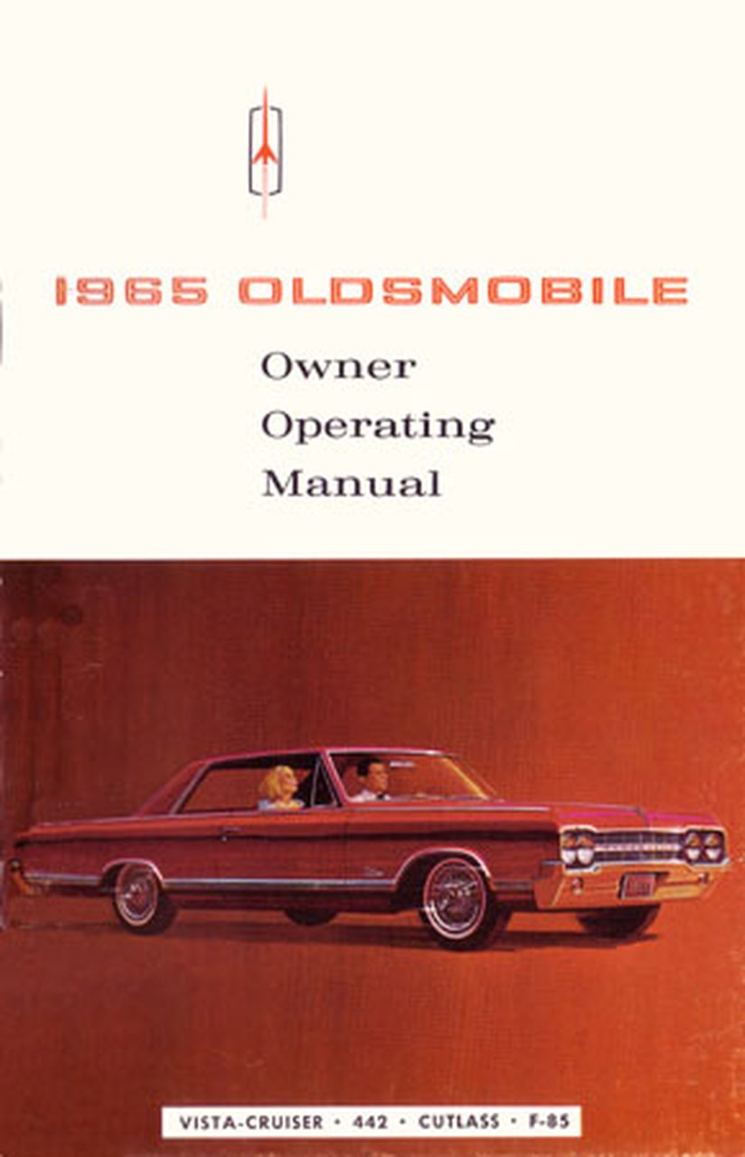OEM Repair Maintenance Owner's Manual Bound Oldsmobile 442 Cutlass F-85 1967 