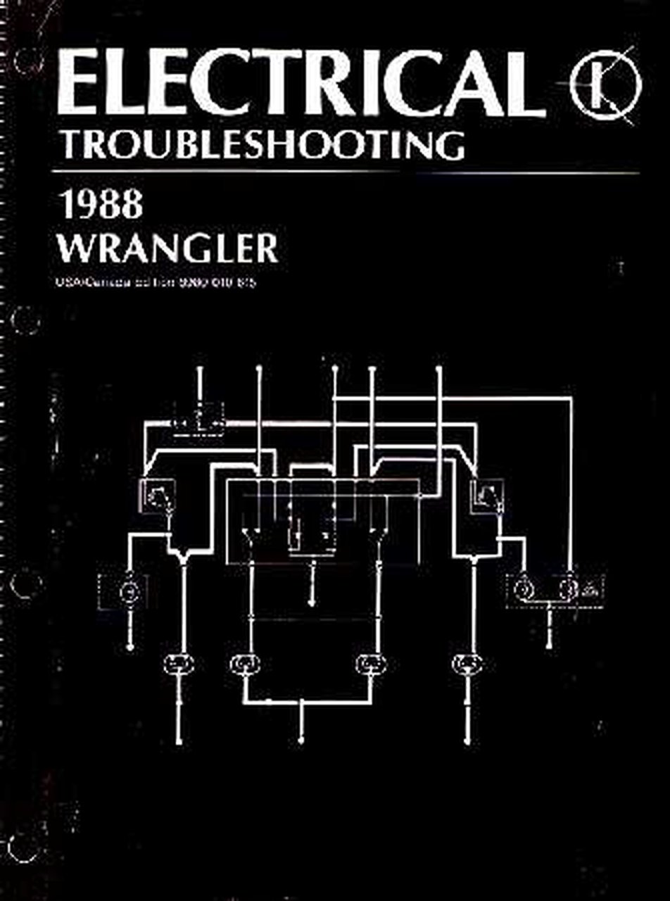 OEM Wiring Schematics Jeep Wrangler w/Troubleshooting 1987-1988 | eBay