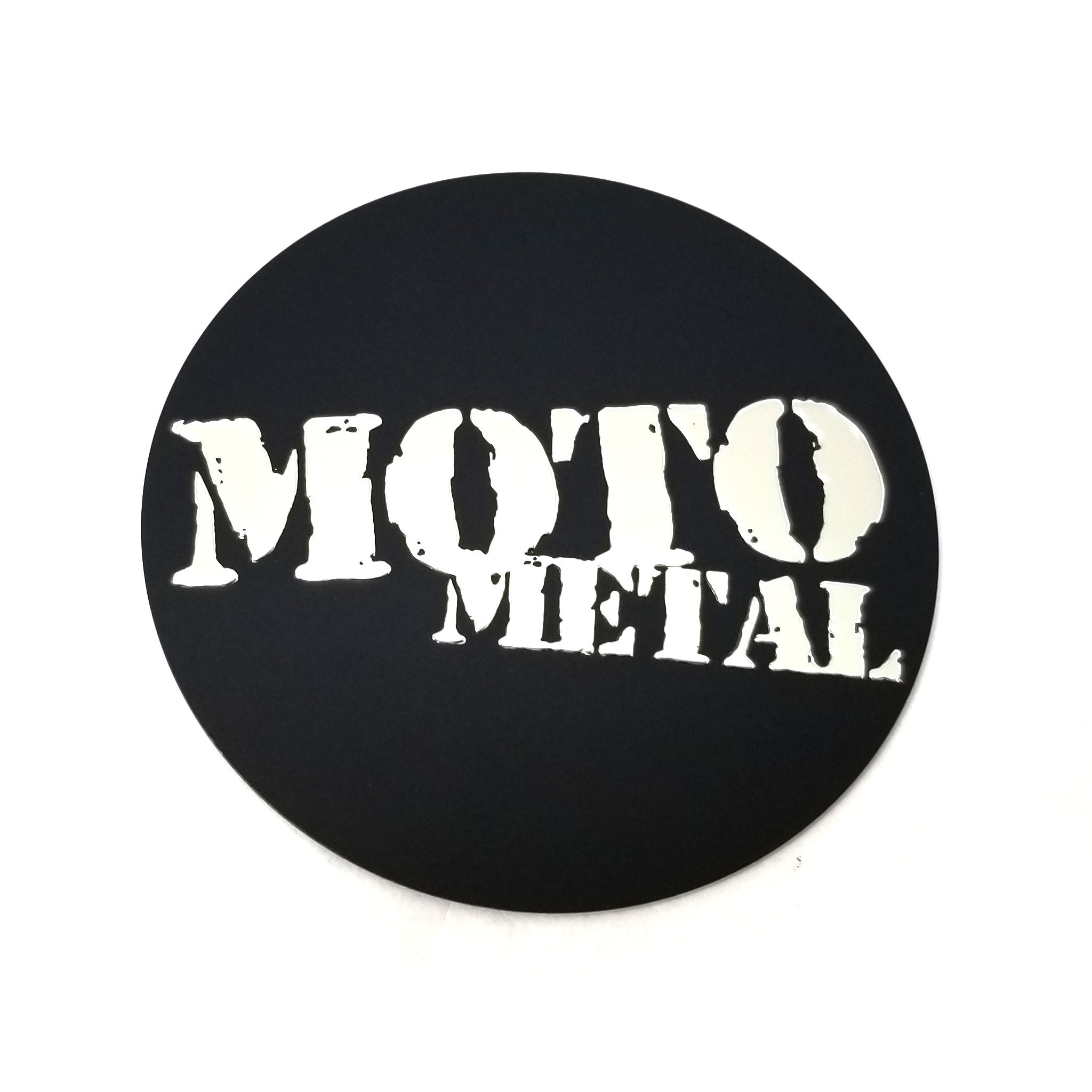 Moto Metal Black 31/8" OD Wheel Center Hub Cap Logo
