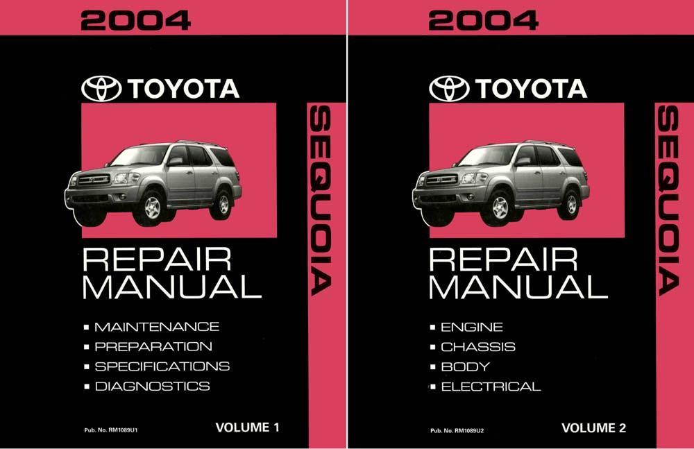 Bishko OEM Repair Maintenance Owner's Manual Bound for Toyota Sequoia 2012