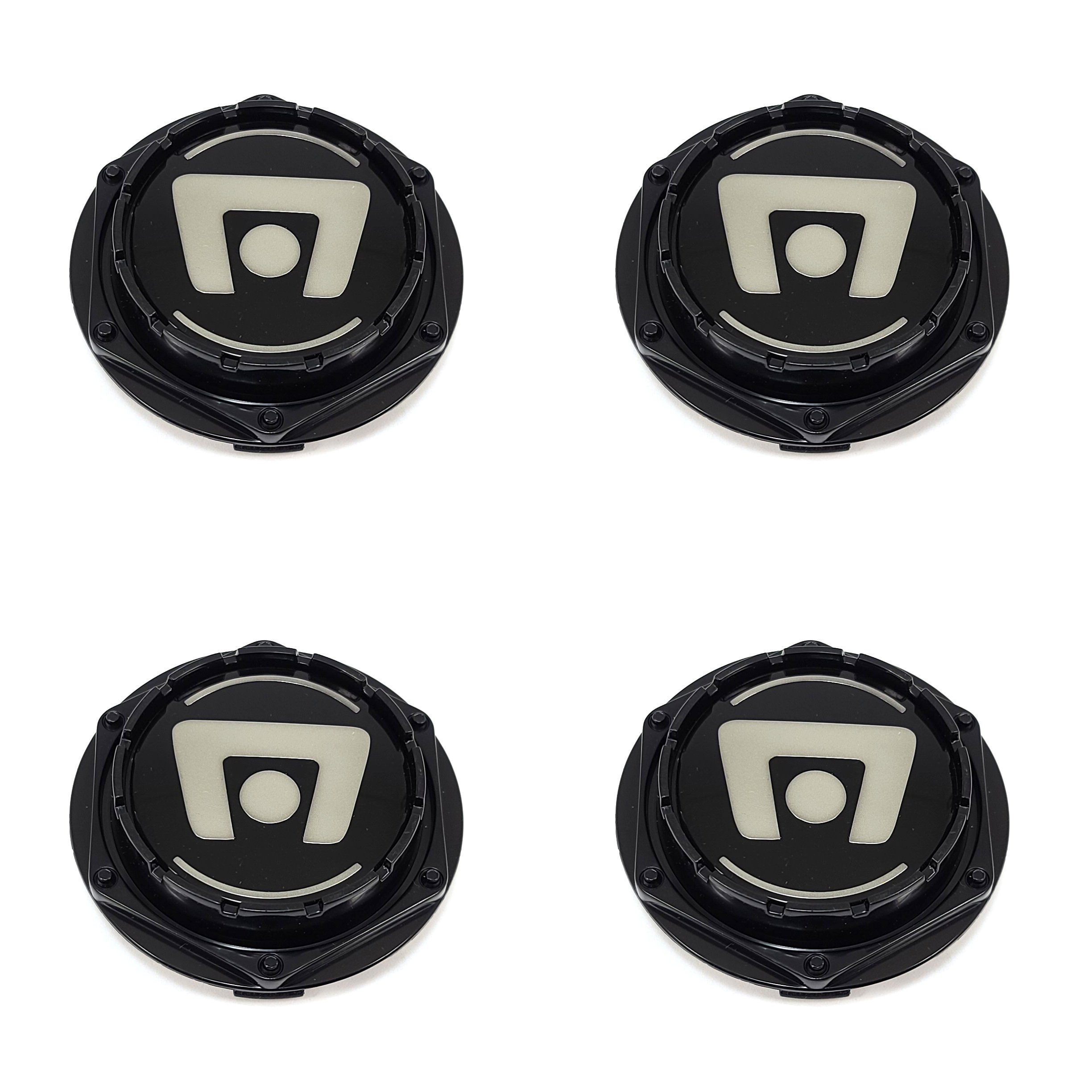 4 Motegi Racing Gloss Black Wheel Center Hub Caps 4/5Lug MR116 MR118 ...